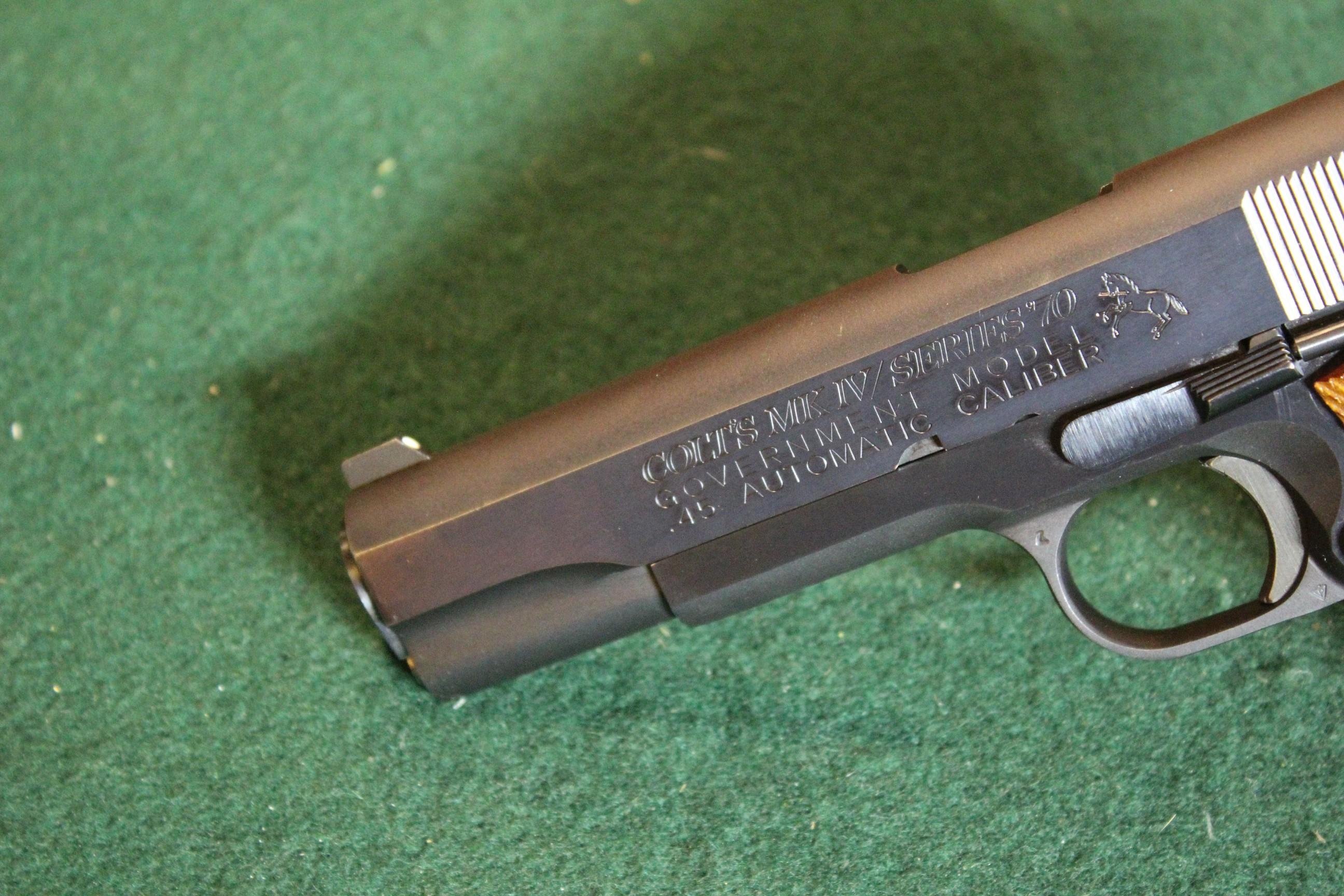 COLT  Government Model MK IV Series 70 .45 ACP Semi Automatic