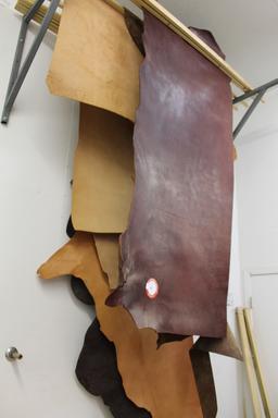Various Leather for Saddle Making, Leather Tooling, Etc.