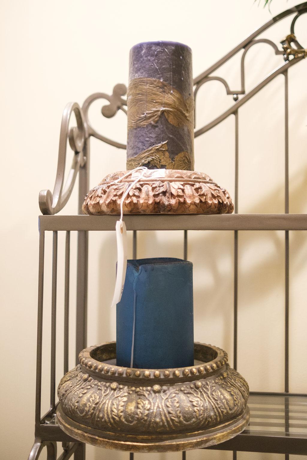 Assorted Lot to include - (1) large fish vase, (1) resin urn with fish scal