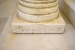 Pair (2) of cast planters, Italian style, Approx.  26"H x 18"W