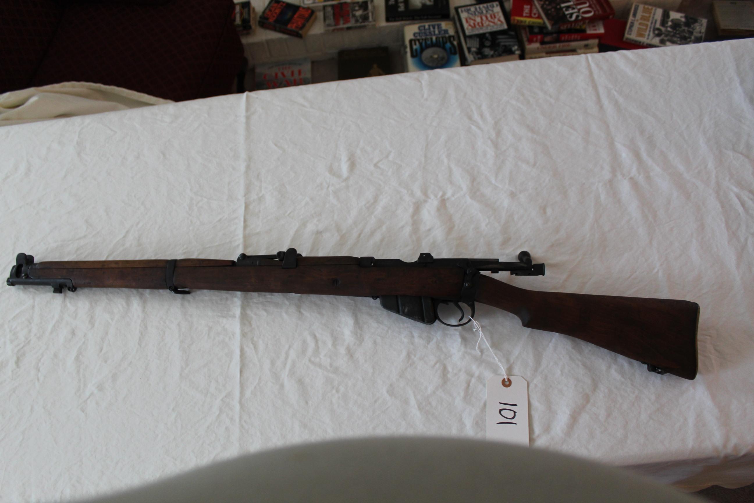 Lee Enfield ML1 MK3, .303 British, s/n F33085,  Item Location: TN Silencer