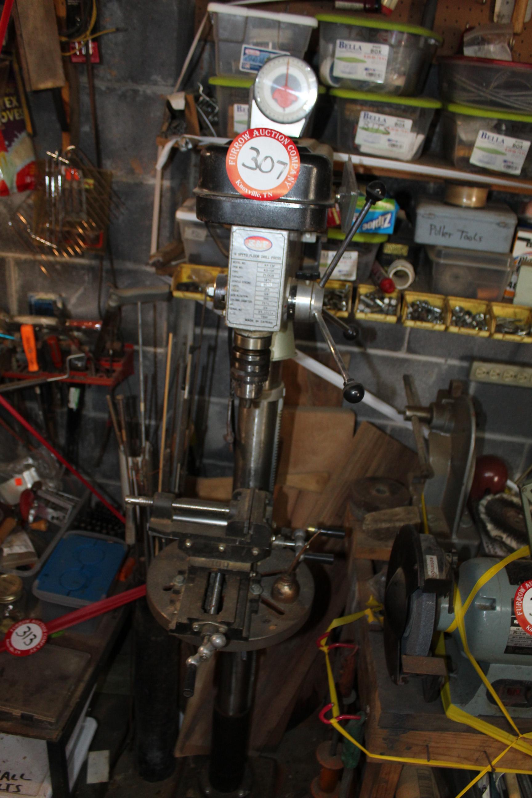 K & F 16 Speed Vertical Drill Press