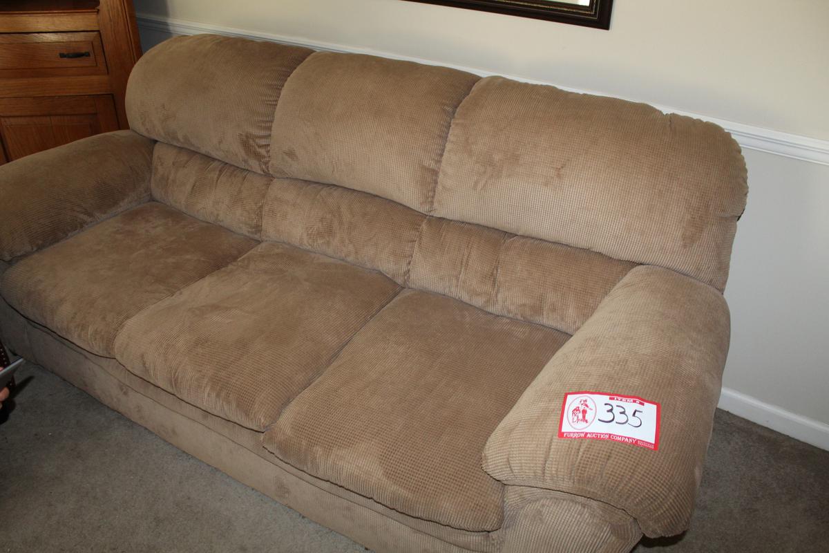 Contents of Living Room, Sofa, Loveseat, Recliner, TV Trays, Corner Curio C