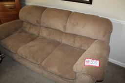 Contents of Living Room, Sofa, Loveseat, Recliner, TV Trays, Corner Curio C
