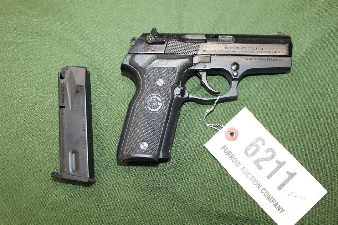 Stoeger, Series 8000 "Cougar", S/N T6429-07-D018072, Caliber - .40 S&W.  It