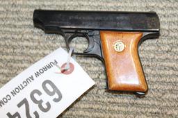Erma Werke Model Ep 25, .25 Caliber, S/n 05544, Made In Germany. Location: