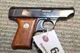 Erma Werke Model Ep 25, .25 Caliber, S/n 05544, Made In Germany. Location:
