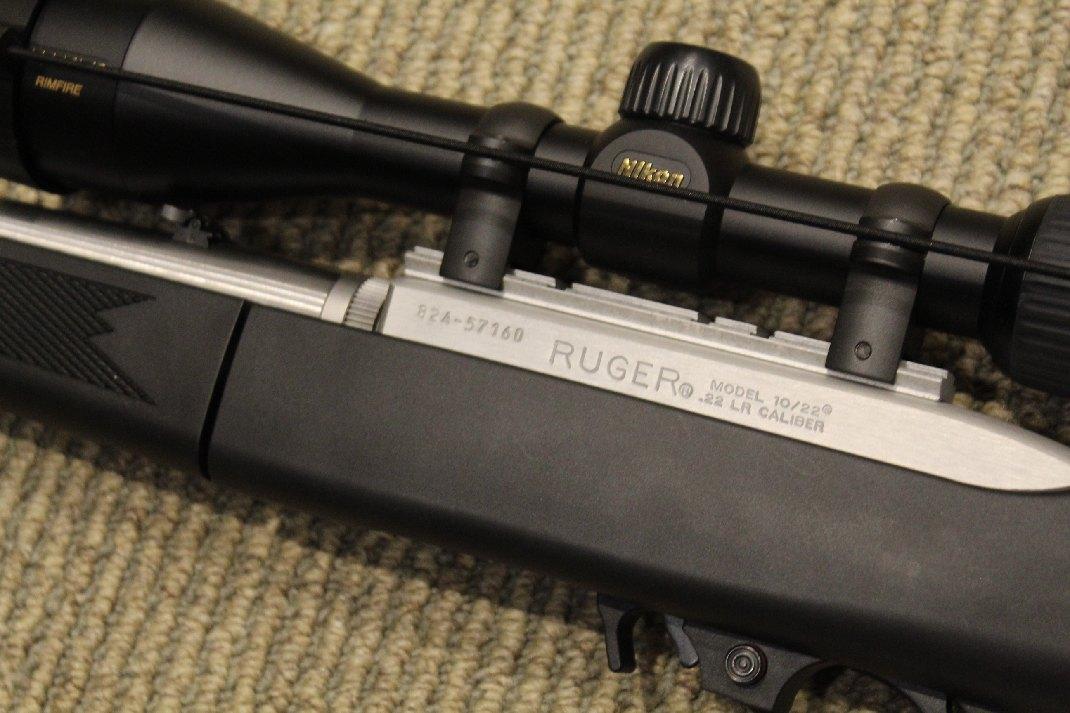 Ruger Model 10/22, Chambered In .22 Lr, With Nikon Pro Staff Rimfire .22 Lr