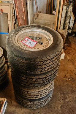 Set Of 4 Centerline Cast Aluminum 16" Rims With Pro Trac P265/50 Tires, Gre