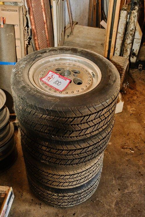 Set Of 4 Centerline Cast Aluminum 16" Rims With Pro Trac P265/50 Tires, Gre