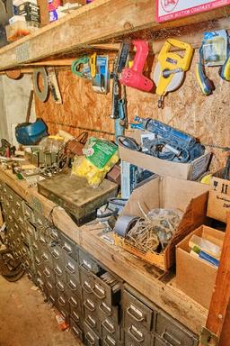 Contents Of Room, Assorted Tools, Fasteners, Parts, Wire, Welding Rods, Etc