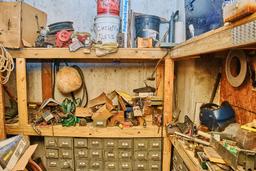 Contents Of Room, Assorted Tools, Fasteners, Parts, Wire, Welding Rods, Etc