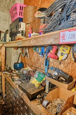 Contents Of Room, Assorted Tools, Fasteners, Parts, Wire, Welding Rods, Etc