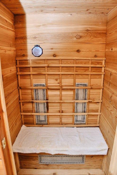 Indoor Sauna With Cedar Cabinet, 48" W X 47" D X 80.5" H