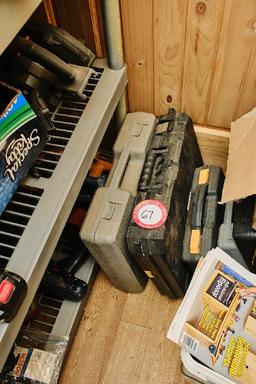 Assorted Tools, Cordless Hand Tools, Clamps, Assorted Hand Tools, Etc.