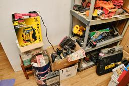 Assorted Tools, Cordless Hand Tools, Clamps, Assorted Hand Tools, Etc.