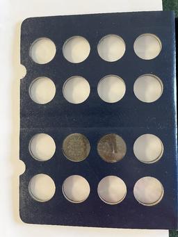 Large Cent Album, Coins Collected: 1802, 1803, 1810, 1816, 1817, 1818, 1819