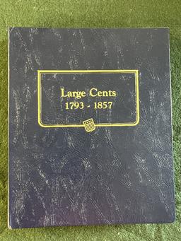 Large Cent Album, Coins Collected: 1802, 1803, 1810, 1816, 1817, 1818, 1819