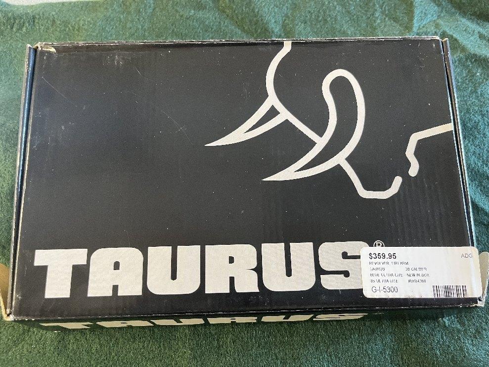 Taurus Ultra-Light .38 Special SN BX84368