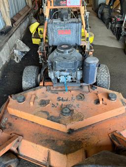 Scag 52" Kawasaki FH580V Zero Walk Behind with/Stand on Sulky