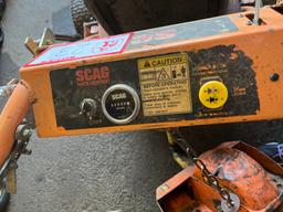 Scag 52" Kawasaki FH580V Zero Walk Behind with/Stand on Sulky