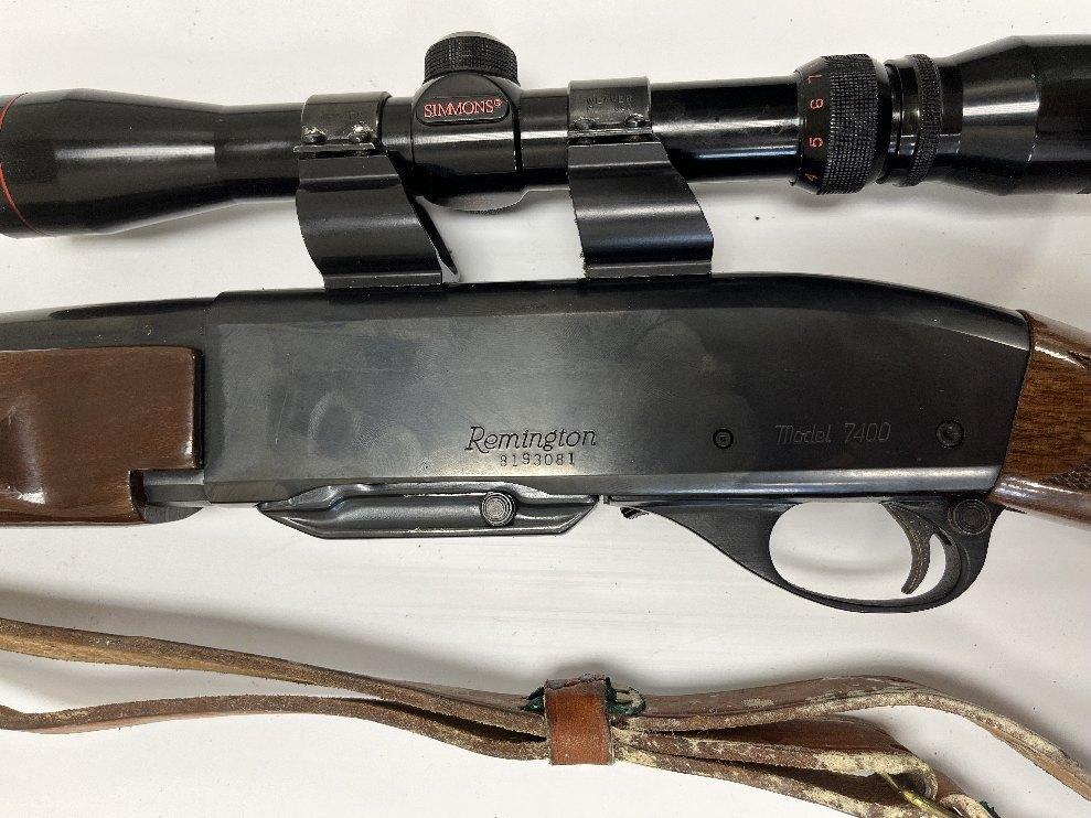 Remington  Model 7400 30-06 Semi Auto 8193081 with Simmons 3-9x32  Scope SN