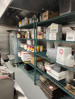 (4) Shelves (53" W x 24" D x 77" H)