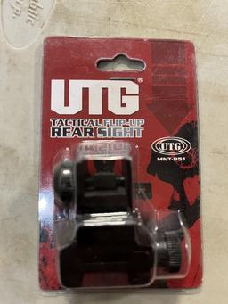 (5) UTG Model MNT-951 Tactical Flip-Up Rear Sights