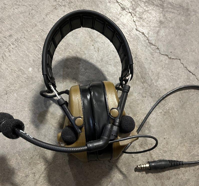 3M PELTOR COMTAC ACH Single Comm Kit, SOCOM, Coyote Brown 88900-00000