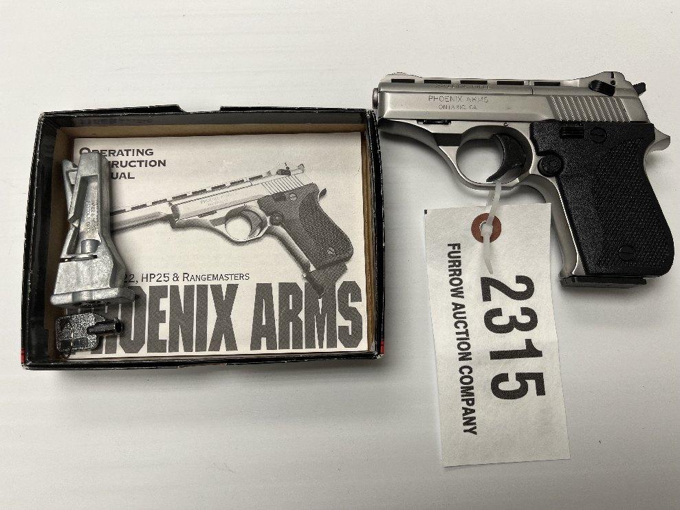 Phoenix Arms – Mdl HP22 - .22 Long Rifle – Semi-Auto Pistol – Serial #41699