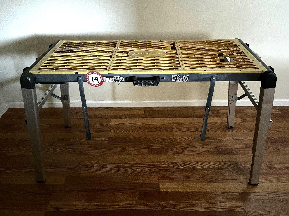 XTRA Hand Folding Shop Table