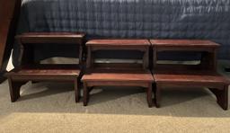 Full Size Cherry Finish Bed with Headboard & Footboard