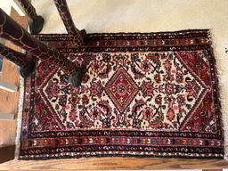 2 Oriental Style Throw Rugs, One 41" x 30", One 43.5" x 29.75"