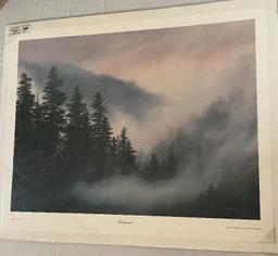 Robert A Tino Print Wind Swept Signed Artist Proof 49/50