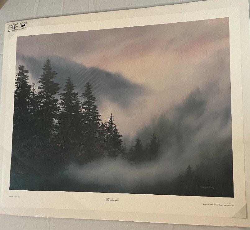 Robert A Tino Print Wind Swept Signed Artist Proof 49/50
