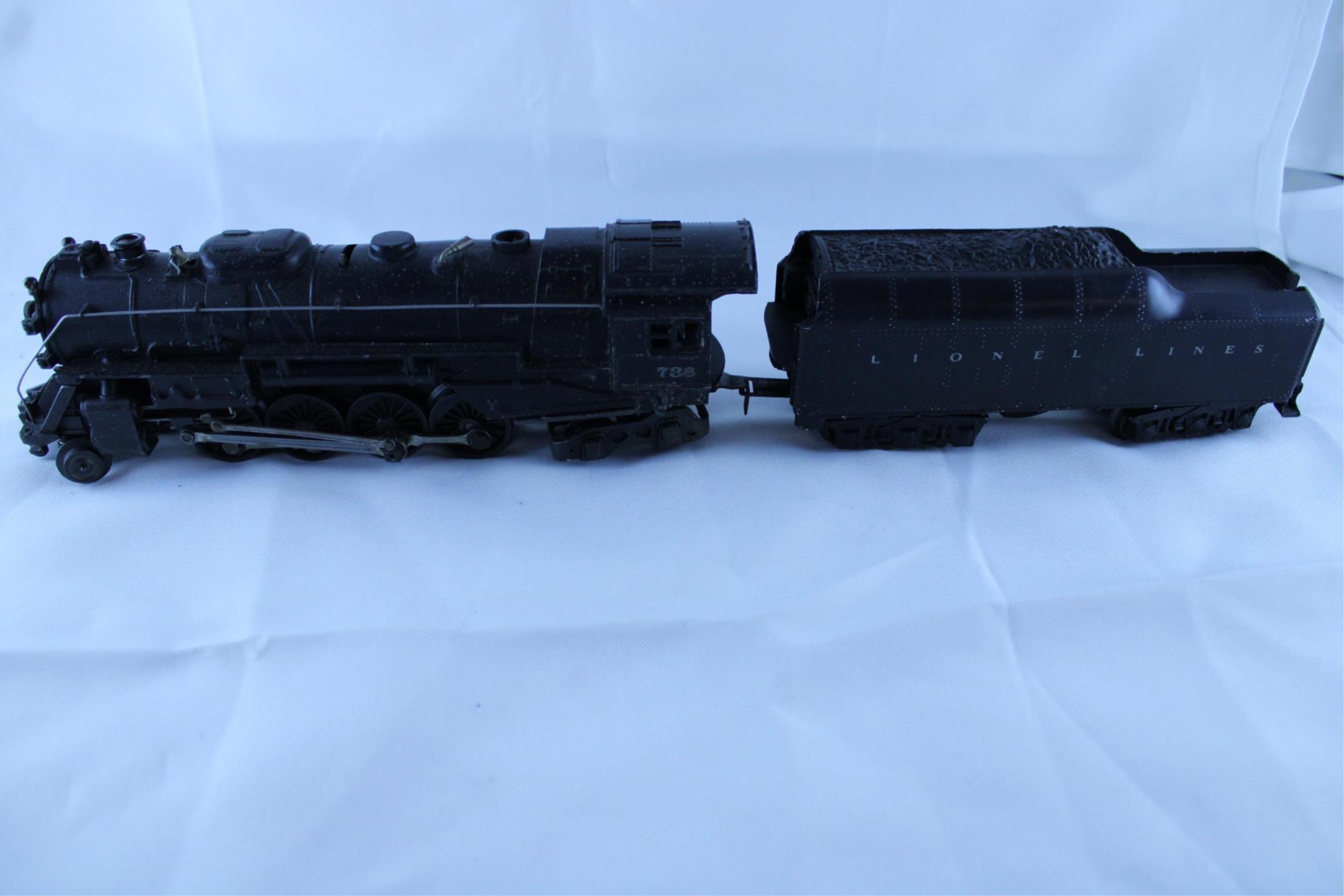 LIONEL 736 STEAM ENGINE WITH 2671WX TENDER