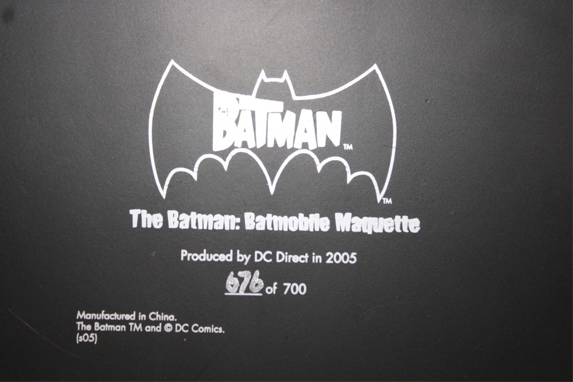 THE BATMAN: THE BATMOBILE MAQUETTE