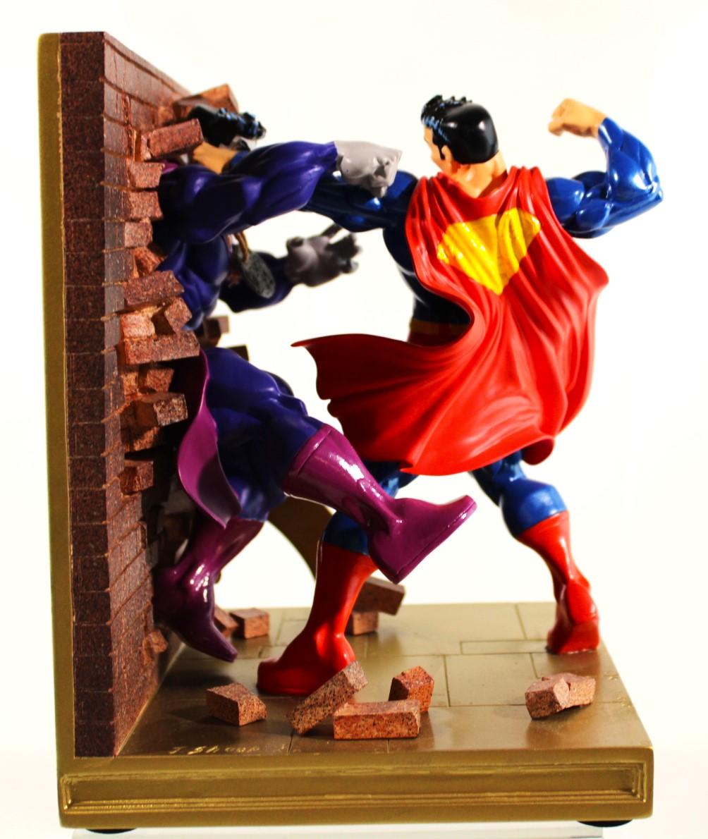 SUPERMAN & BATMAN BOOKENDS