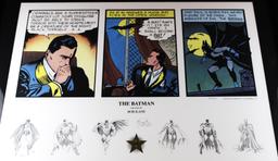 NUMBERED AND FRAMED PRINT OF BATMAN