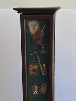 MUSIC THEMED CD CABINET OR SHELF