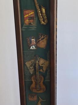 MUSIC THEMED CD CABINET OR SHELF