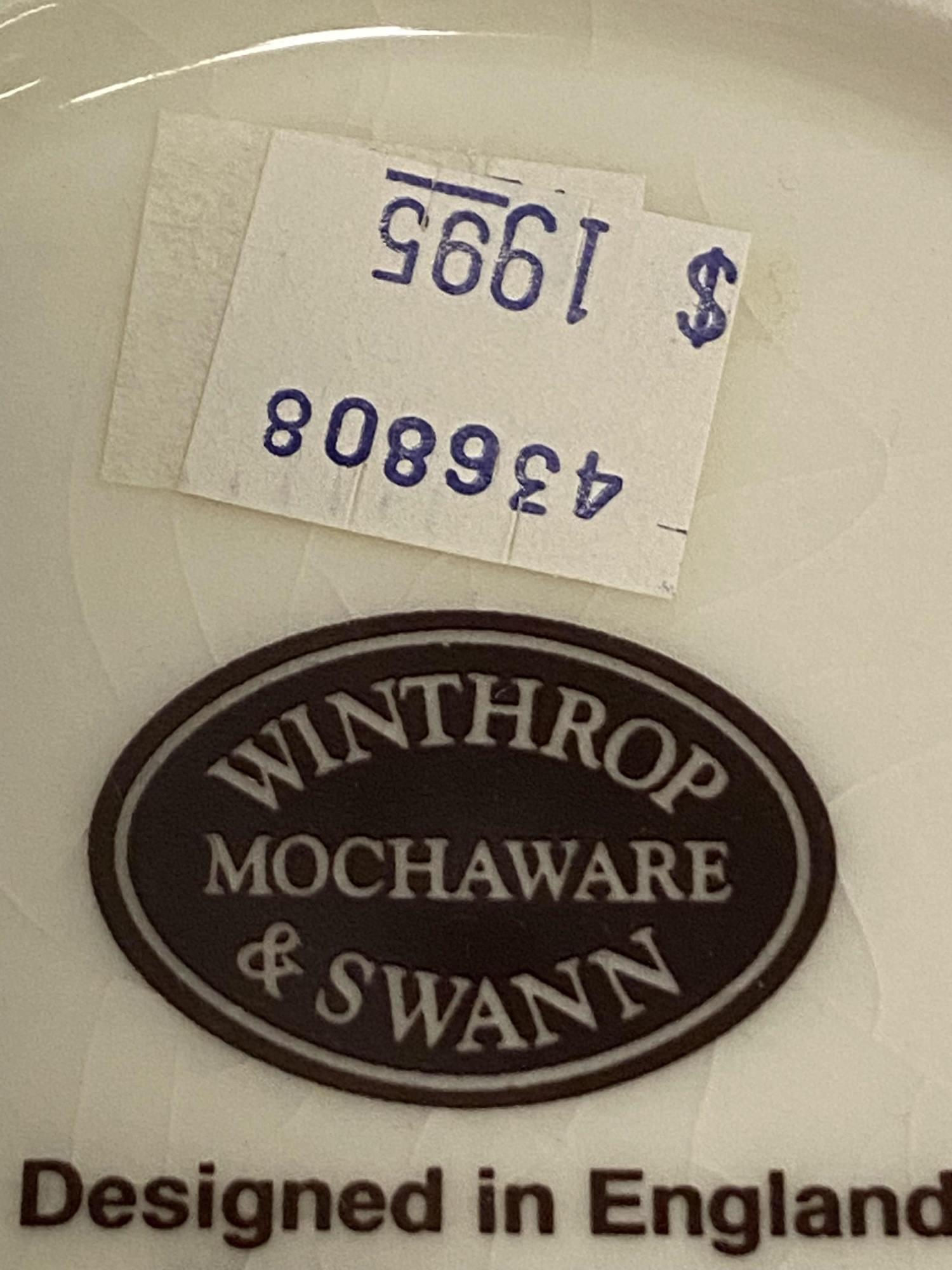 SET OF 8 WINTHROP & SWANN MOCHAWARE MUGS