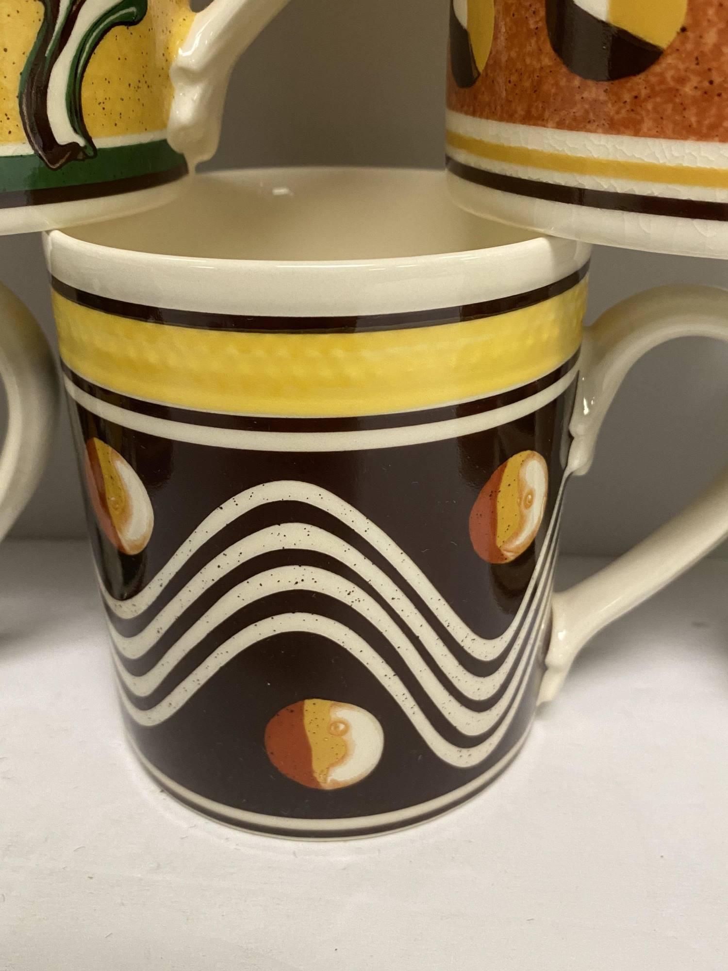 SET OF 8 WINTHROP & SWANN MOCHAWARE MUGS