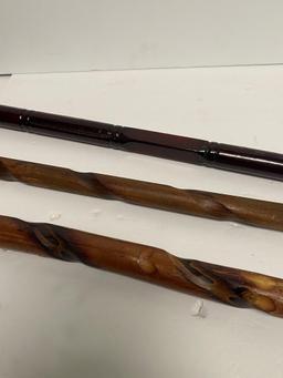 THREE WALKING STICKS