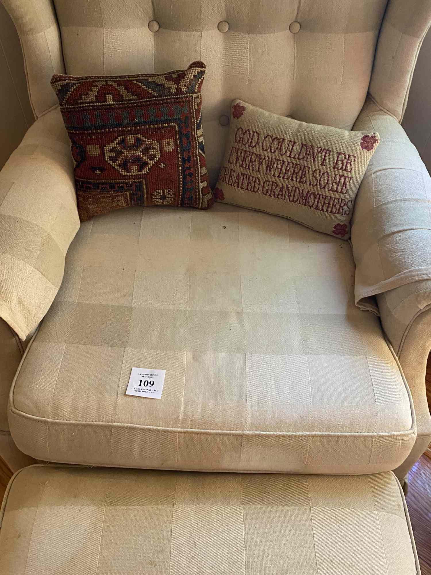 CLUB CHAIR WITH OTTOMAN