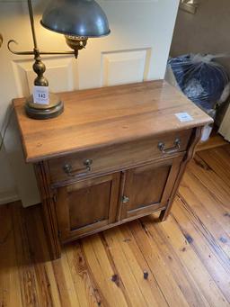 WASHSTAND WITH DRAWER & CABINET