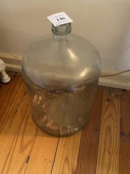 18" TALL GLASS JUG