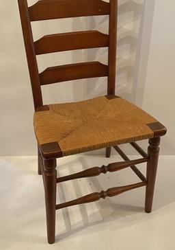 WOVEN SEAT LADDERBACK CHAIR