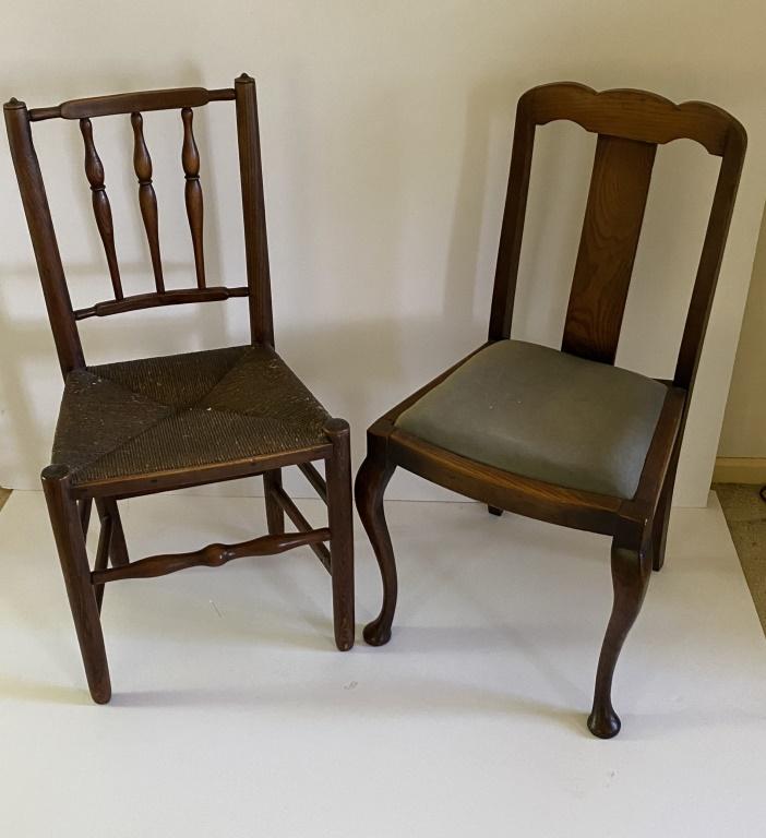 PAIR OF SIDE CHAIRS