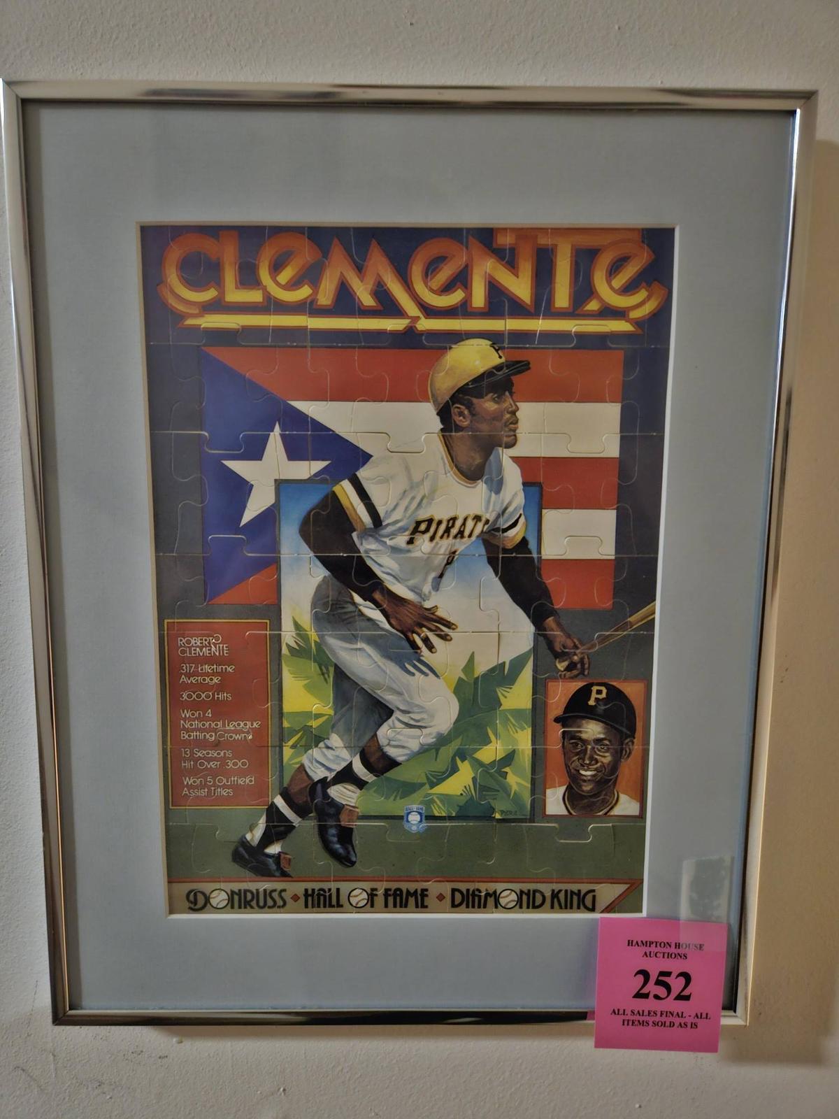 DONRUSS CLEMENTE FRAMED PUZZLE